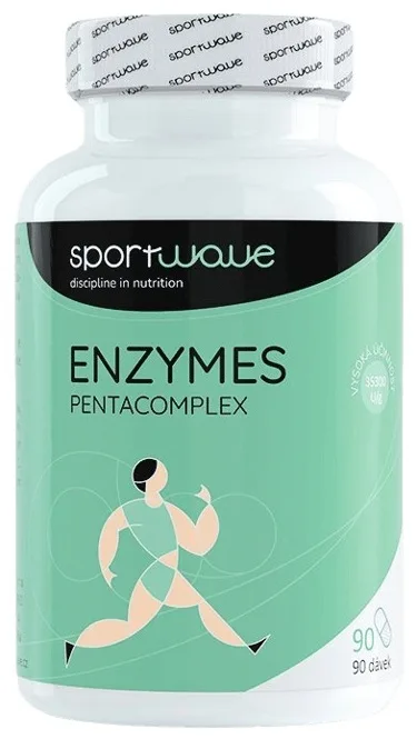 Sportwave enzymes pentacomplex 90 kapslí