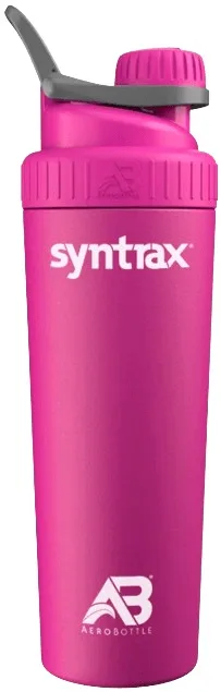 Syntrax láhev aerobottle nerezová 900 ml - růžová