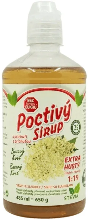 Cukr stop sirup 650g - bezový květ