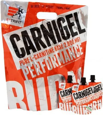 Extrifit carnigel 25 x 60 g - pomeranč
