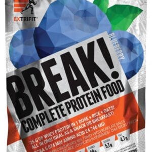 Extrifit protein break 90 g - borůvka