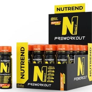 Nutrend n1 pre-workout shot 20x60 ml - pomeranč