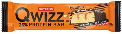 Nutrend qwizz protein bar 60 g - arašídové máslo