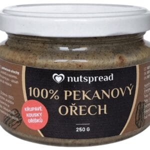 Nutspread 100% ořechové máslo 250 g - pekanové ořechy