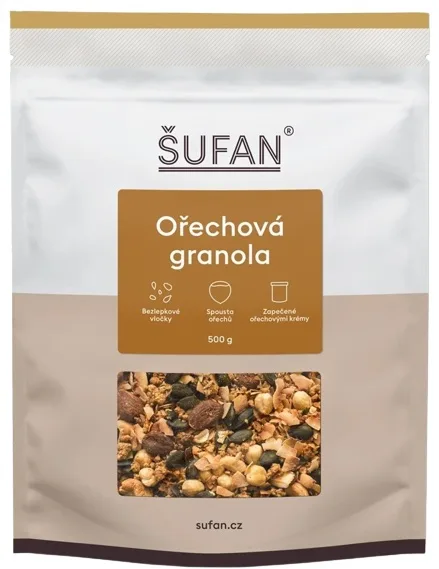 Šufan granola 500 g - ořechová