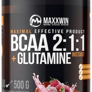 Maxxwin bcaa + glutamine 500 g - malina