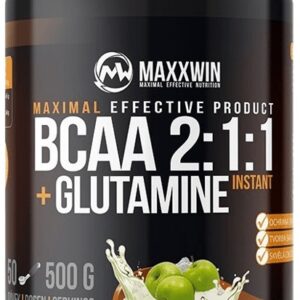 Maxxwin bcaa + glutamine 500 g - zelené jablko