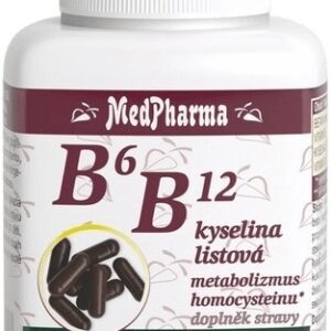 Medpharma b6+b12+kyselina listová 107 kapslí