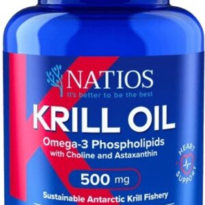 Natios krill oil olej z antarktického krilu s astaxantinem 500 mg 60