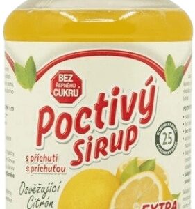 Cukr stop sirup 650g - osvěžující citrón