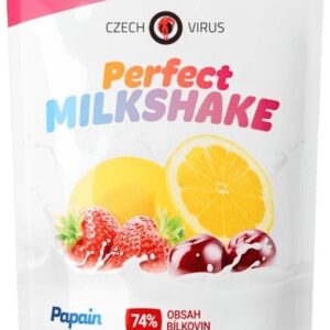 Czech virus perfect milkshake 500 g - jahodový milkshake
