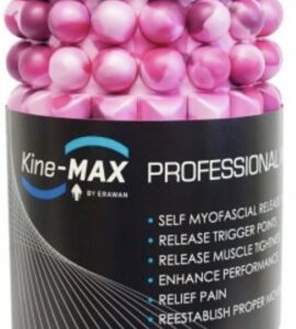 Kine-max professional massage foam roller masážní válec - růžová