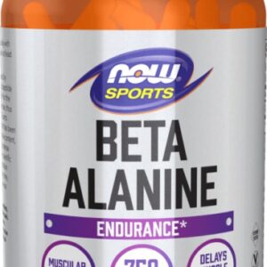 Now foods beta alanine 750 mg 120 rostlinných kapslí