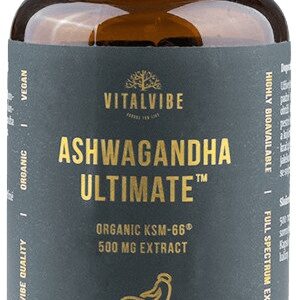 Vitalvibe ashwagandha ultimate bio ksm-66 500 mg extrakt 60 kapslí