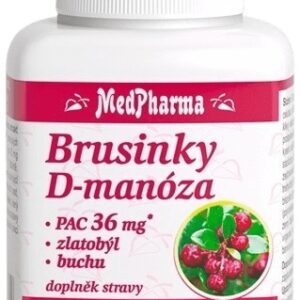 Medpharma brusinky d-manóza 37 tablet