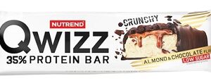 Nutrend qwizz protein bar 60 g - mandle/čokoláda