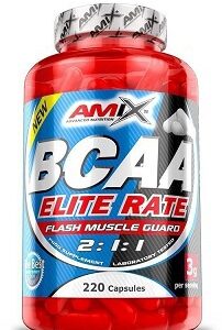 Amix bcaa elite rate 2:1:1 220 kapslí