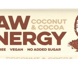 Bombus raw energy bar 50 g - kokos/kakao