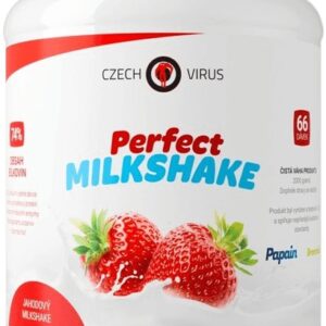 Czech virus perfect milkshake 2000 g - jahodový milkshake