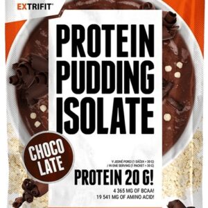 Extrifit protein pudding isolate 30 g - čokoláda