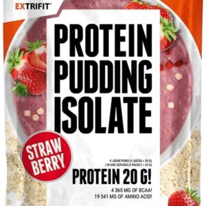 Extrifit protein pudding isolate 30 g - jahoda