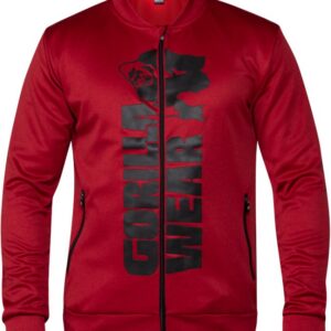Gorilla wear pánská mikina ballinger track jacket red výprodej