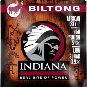 Indiana jerky sušené maso 80 g - biltong (uzené hovězí)