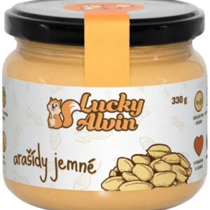 Lucky alvin arašídový krém 330 g - jemný