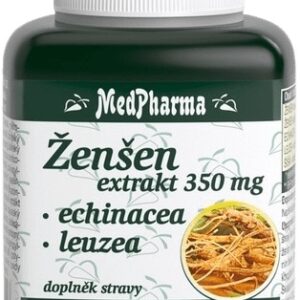 Medpharma ženšen 350 mg + echinacea + leuzea 67 tablet