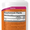 Now foods vitamin b1 100 mg 100 tablet