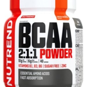 Nutrend bcaa 2:1:1 powder 400 g - pomeranč