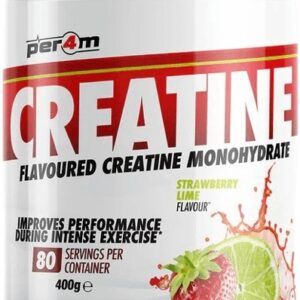 Per4m creatine monohydrate 400 g - strawberry lime