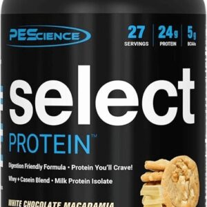 Pescience select protein us verze 878 g - white chocolate macadamia