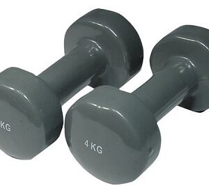 Yate činky neoprenové - šedá 2x4 kg