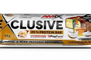 Amix exclusive protein bar 85g - caribbean punch