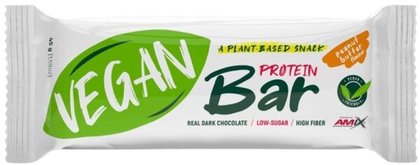 Amix vegan protein bar 45 g - čokoláda výprodej 6.2025