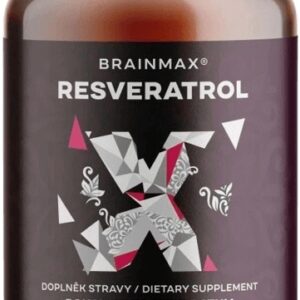 Brainmax trans-resveratrol resveratrol 500 mg 60 rostlinných kapslí