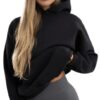 Exalted dámská comfy-nest original oversized mikina černá