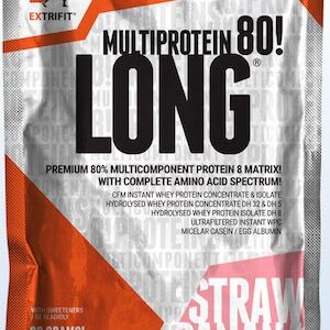 Extrifit long 80 multiprotein vzorek 30g - jahoda/banán