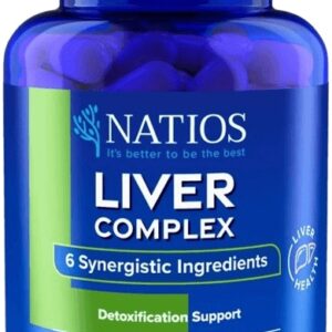 Natios liver complex komplex 6 složek na játra 90 veganských kapslí