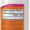 Now foods vitamin b3 nikotinamid (niacinamide) 500 mg 100