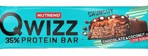 Nutrend qwizz protein bar 60 g - čokoláda/kokos