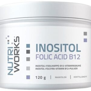 Nutriworks inositol folic acid b12 120 g
