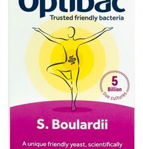 Optibac saccharomyces boulardii (probiotika při průjmu) 40 kapslí