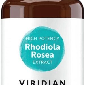 Viridian rhodiola rosea maximum potency 90 kapslí