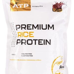 Atp nutrition vitality premium rice protein 1000 g - čokoláda/nugát