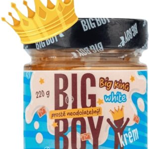 Big boy big king white - krém s lískovými ořechy a mlékem 220 g