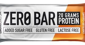 Biotechusa zero bar 50 g - čokoláda/karamel