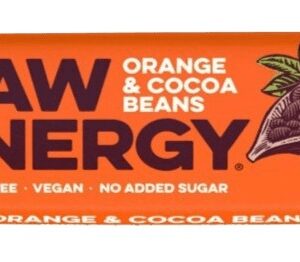 Bombus raw energy bar 50 g - pomeranč/kakaové boby