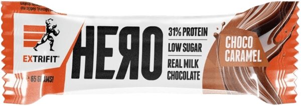 Extrifit hero protein bar 31% 65 g - čokoláda/ karamel